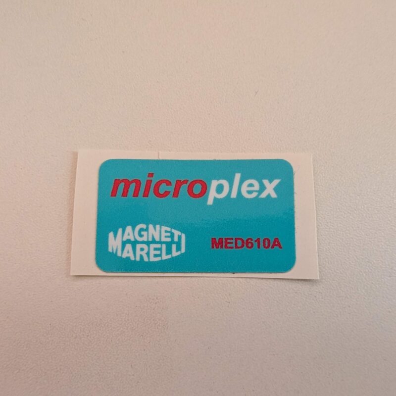 Microplex MED610A Label / Sticker / Decal