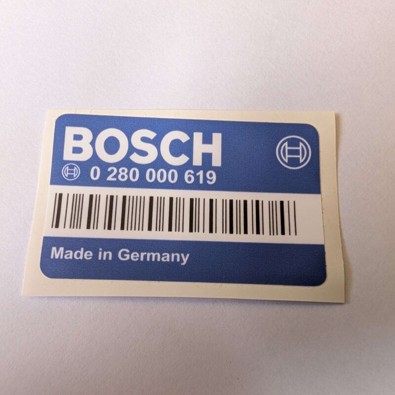 BOSCH 0 280 000 619 Label / Sticker / Decal