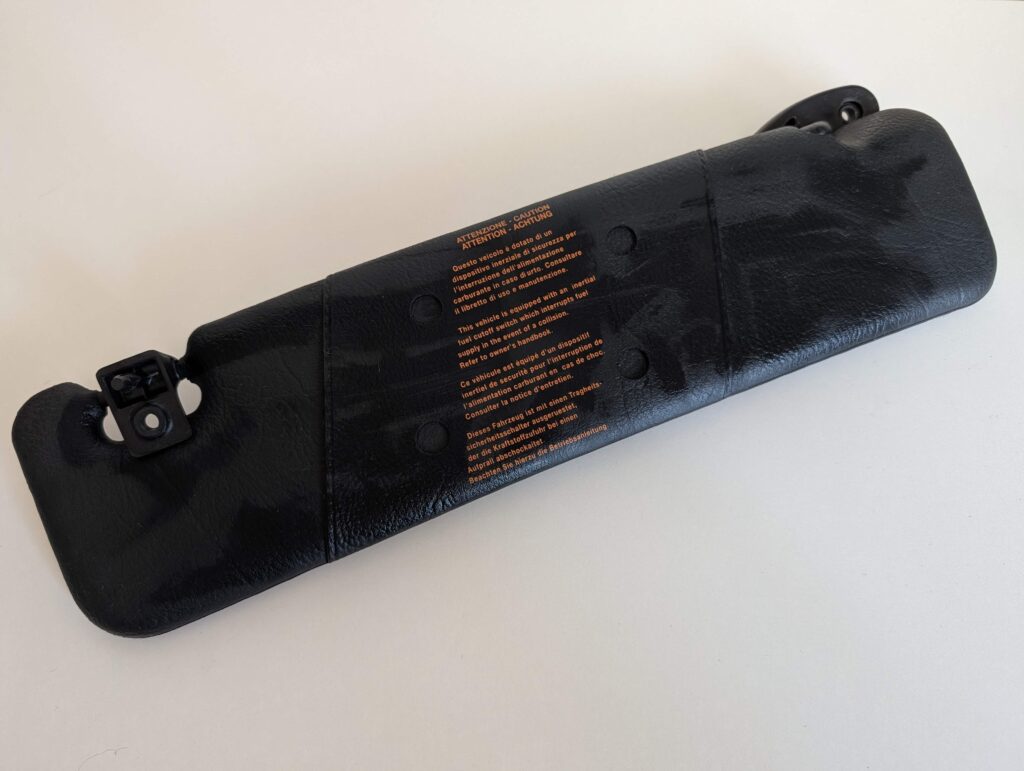Fiat Coupe RHD Driver / Right Hand Side Sun Visor 175044280