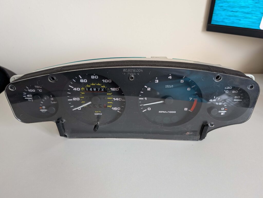 Fiat Coupe 20V and 20V Turbo instrument cluster 46317150